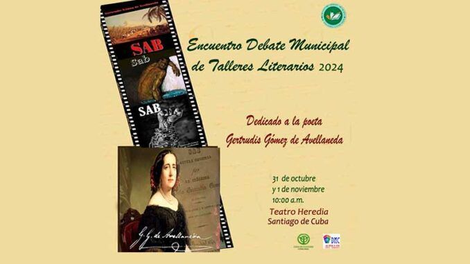 Encuentro Debate Municipal de Talleres Literarios 2024 en Santiago de Cuba (+Programa)