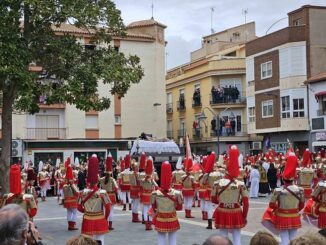 Los soldados romanos protagonizan la Semana Santa en la Ruta de la Pasión de Calatrava